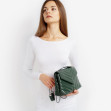 Сумка через плече (крос-боді) маленька Regina Notte Dark green 4