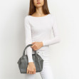 Сумка через плече (крос-боді) середня Regina Notte Dark grey 4