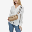 Сумка через плече (крос-боді) маленька Regina Notte Light taupe 4
