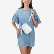 Сумка через плече (крос-боді) маленька Regina Notte White 4