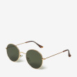 Сонцезахисні окуляри жіночі InBag Sunglasses LS4846 Dark green Gold з чохлом 2