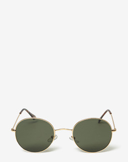 Сонцезахисні окуляри жіночі InBag Sunglasses LS4846 Dark green Gold з чохлом
