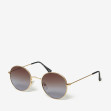 Сонцезахисні окуляри жіночі InBag Sunglasses LS4846 Gradient Dark brown Gold з чохлом 3