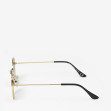 Сонцезахисні окуляри жіночі InBag Sunglasses LS4846 Gradient Dark brown Gold з чохлом 4