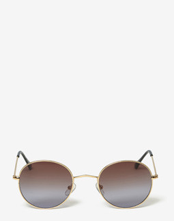 Сонцезахисні окуляри жіночі InBag Sunglasses LS4846 Gradient Dark brown Gold з чохлом