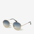 Сонцезахисні окуляри жіночі InBag Sunglasses LS4846 Gradient Dark blue Gold з чохлом 3