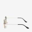 Сонцезахисні окуляри жіночі InBag Sunglasses LS4846 Gradient Dark blue Gold з чохлом 4