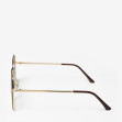 Сонцезахисні окуляри жіночі InBag Sunglasses LS5623 Gradient Brown Gold з чохлом 3