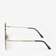 Сонцезахисні окуляри жіночі InBag Sunglasses LS5623 Gradient Black Gold з чохлом 3