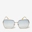Сонцезахисні окуляри жіночі InBag Sunglasses LS5623 Gradient Blue Gold з чохлом 1