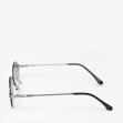 Сонцезахисні окуляри жіночі InBag Sunglasses LS5647 Gradient Dark blue Silver з чохлом 3