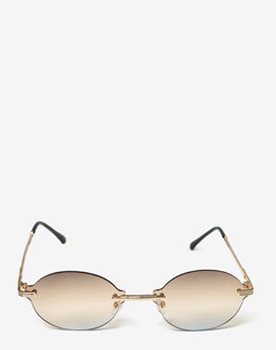 Сонцезахисні окуляри жіночі InBag Sunglasses LS5647 Gradient Light brown Gold з чохлом