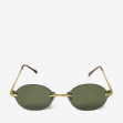 Солнцезащитные очки женские InBag Sunglasses LS5647 Dark green Gold с чехлом 1