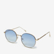 Сонцезахисні окуляри жіночі InBag Sunglasses LS5654 Gradient Blue Gold з чохлом 2