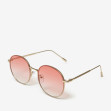 Сонцезахисні окуляри жіночі InBag Sunglasses LS5654 Gradient Pink Gold з чохлом 2