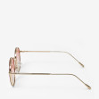 Сонцезахисні окуляри жіночі InBag Sunglasses LS5654 Gradient Pink Gold з чохлом 3