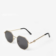 Солнцезащитные очки женские InBag Sunglasses LS5661 Black Gold с чехлом 2