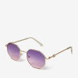 Сонцезахисні окуляри жіночі InBag Sunglasses LS5661 Gradient Violet Gold з чохлом 2