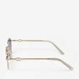 Сонцезахисні окуляри жіночі InBag Sunglasses LS5661 Gradient Violet Gold з чохлом 3