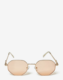 Сонцезахисні окуляри жіночі InBag Sunglasses LS5661 Powder Gold з чохлом