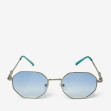 Сонцезахисні окуляри жіночі InBag Sunglasses LS5661 Gradient Blue Silver з чохлом 1