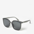 Сонцезахисні окуляри жіночі InBag Sunglasses LS7765 Black Gray з чохлом 2