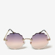 Сонцезахисні окуляри жіночі InBag Sunglasses LS8061 Gradient Violet Gold з чохлом 1