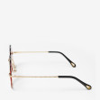 Сонцезахисні окуляри жіночі InBag Sunglasses LS8061 Gradient Violet Gold з чохлом 3