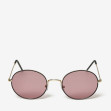Солнцезащитные очки женские InBag Sunglasses LS9065 Powder Gold с чехлом 1