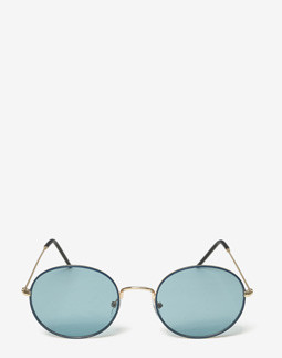 Сонцезахисні окуляри жіночі InBag Sunglasses LS9065 Blue Gold з чохлом