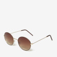 Сонцезахисні окуляри жіночі InBag Sunglasses LS9065 Gradient Brown Gold з чохлом 2