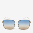 Сонцезахисні окуляри жіночі InBag Sunglasses LS9099 Gradient Blue-Yellow Black-Gold з чохлом 1
