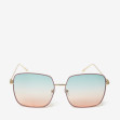 Сонцезахисні окуляри жіночі InBag Sunglasses LS9099 Gradient Turquoise Violet-Gold з чохлом 1
