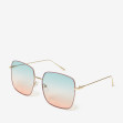 Сонцезахисні окуляри жіночі InBag Sunglasses LS9099 Gradient Turquoise Violet-Gold з чохлом 2