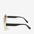 Сонцезахисні окуляри жіночі InBag Sunglasses LS9100 Gradient Gray Gold з чохлом 3