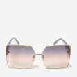 Сонцезахисні окуляри жіночі InBag Sunglasses LS9100 Gradient Violet Gold з чохлом 1