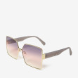 Сонцезахисні окуляри жіночі InBag Sunglasses LS9100 Gradient Violet Gold з чохлом 2