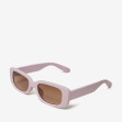 Сонцезахисні окуляри жіночі InBag Sunglasses LS9101 Brown Lilac з чохлом 2