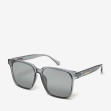 Сонцезахисні окуляри жіночі InBag Sunglasses LS9106 Gray з чохлом 2