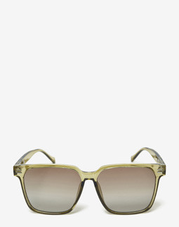 Сонцезахисні окуляри жіночі InBag Sunglasses LS9106 Gradient Brown Green з чохлом
