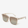Сонцезахисні окуляри жіночі InBag Sunglasses LS9106 Gradient Brown Powder з чохлом 2