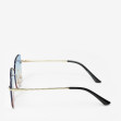 Сонцезахисні окуляри жіночі InBag Sunglasses MA20833 Gradient Blue Gold з чохлом 3