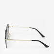 Сонцезахисні окуляри жіночі InBag Sunglasses MA20833 Gradient Black Gold з чохлом 3