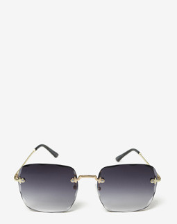 Сонцезахисні окуляри жіночі InBag Sunglasses MA20833 Gradient Black Gold з чохлом