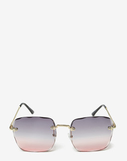 Сонцезахисні окуляри жіночі InBag Sunglasses MA20833 Gradient Violet Gold з чохлом