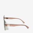 Сонцезахисні окуляри жіночі InBag Sunglasses S1253 Gradient Brown Gold з чохлом 3