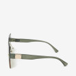 Сонцезахисні окуляри жіночі InBag Sunglasses S1253 Gradient Gray Gold з чохлом 3
