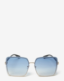 Сонцезахисні окуляри жіночі InBag Sunglasses SM0089-HL259 Gradient Blue Gold з чохлом