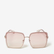 Сонцезахисні окуляри жіночі InBag Sunglasses SM0089-HL259 Gradient Powder Gold з чохлом 1