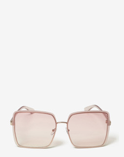 Сонцезахисні окуляри жіночі InBag Sunglasses SM0089-HL259 Gradient Powder Gold з чохлом